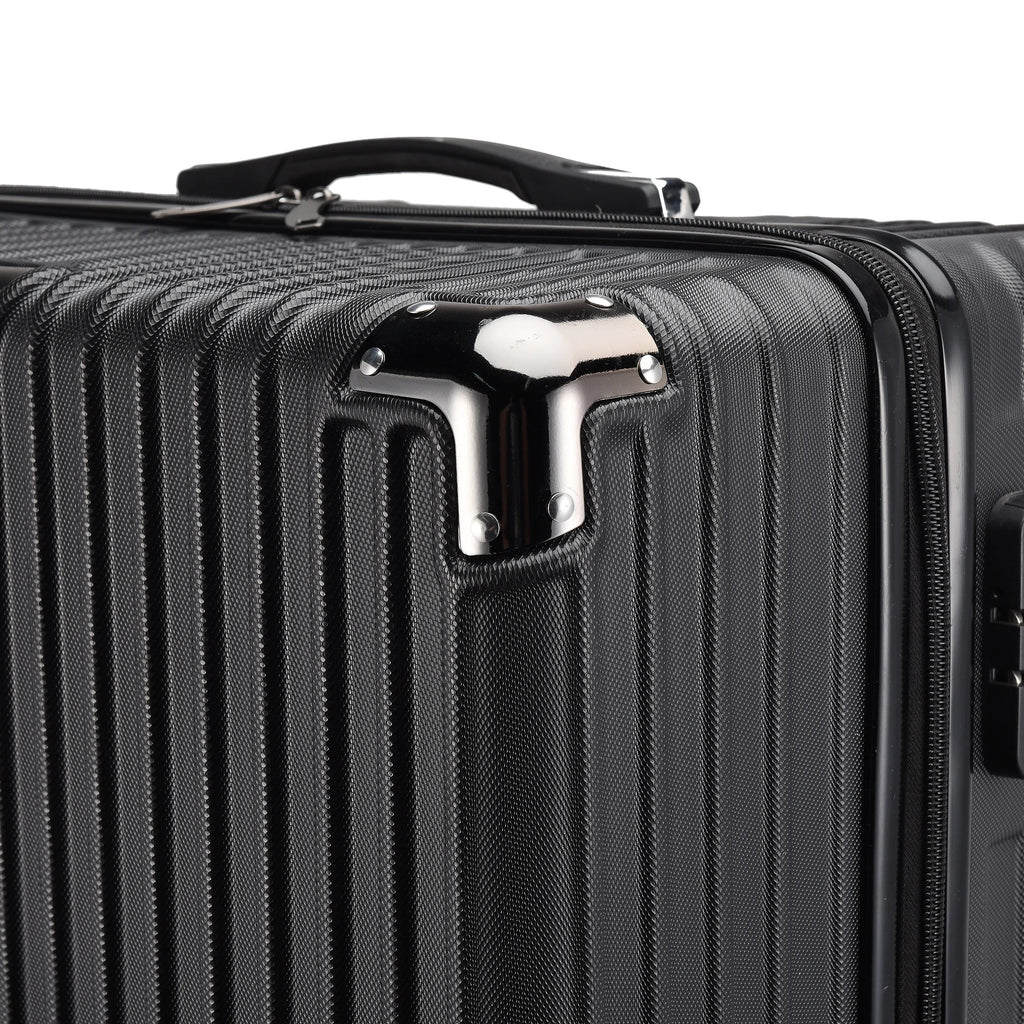 Ensemble de 3 valises Rigides Noir - Trio