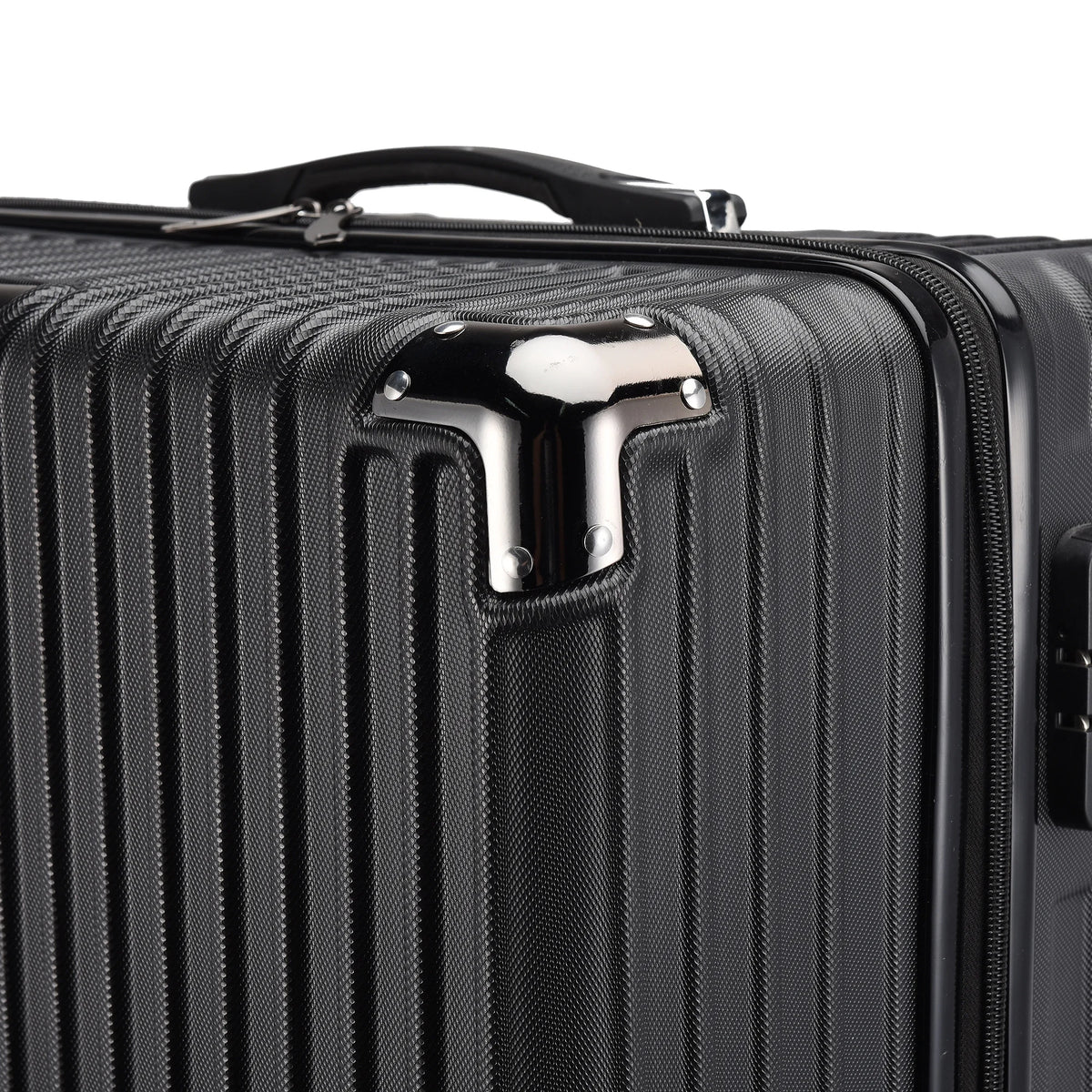 Ensemble de 3 valises Rigides Noir - Trio
