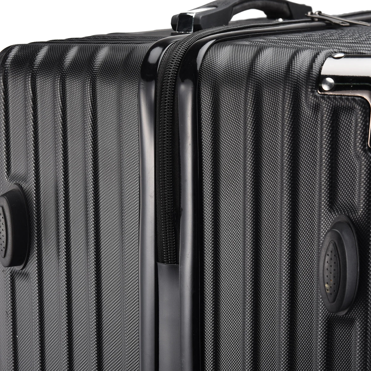 Ensemble de 3 valises Rigides Noir - Trio