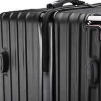 Ensemble de 3 valises Rigides Noir - Trio