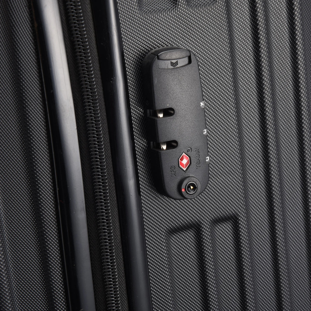 Ensemble de 3 valises Rigides Noir - Trio