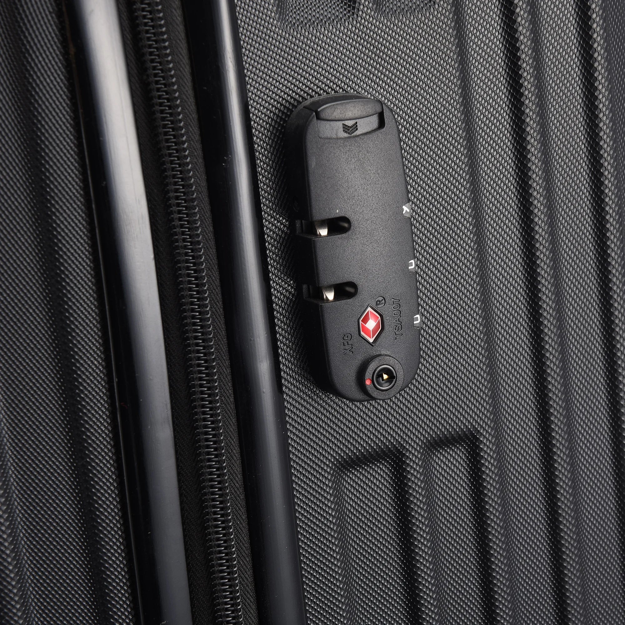 Ensemble de 3 valises Rigides Noir - Trio