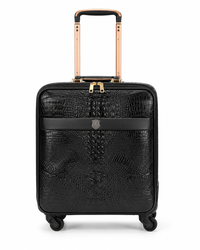 Valise façon cuir grainé