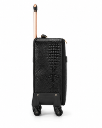 Valise façon cuir grainé