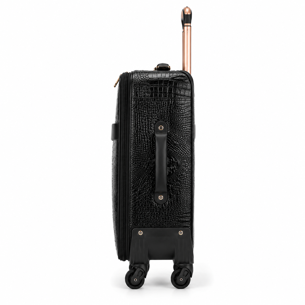 Valise façon cuir grainé