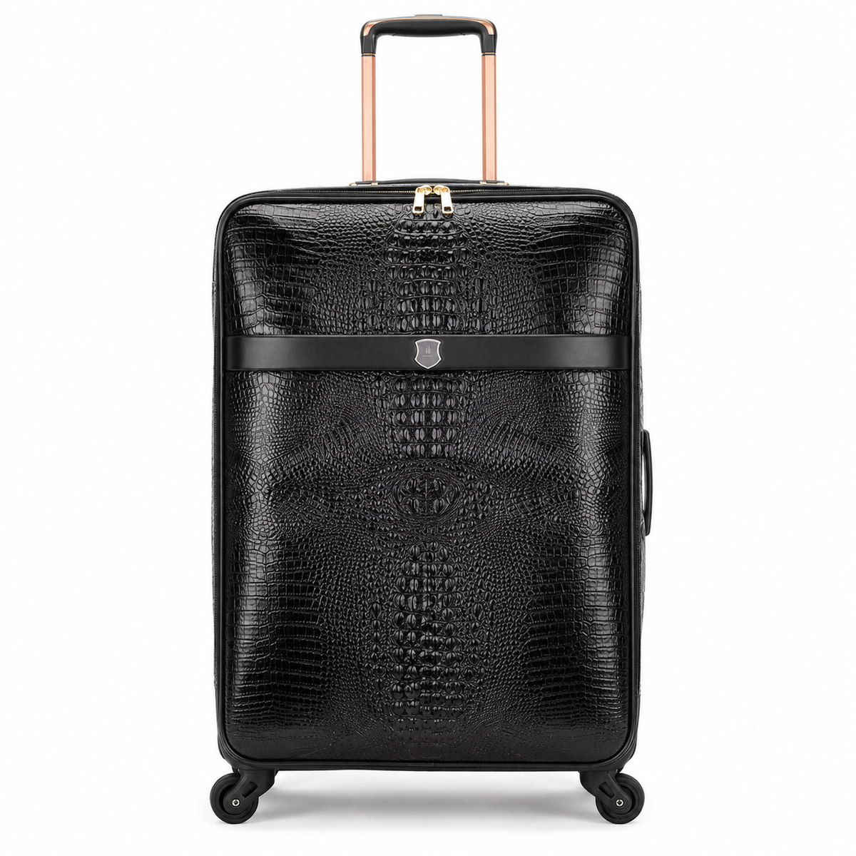 Valise façon cuir grainé