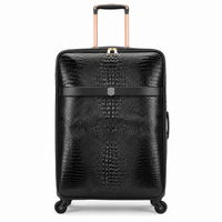Valise façon cuir grainé