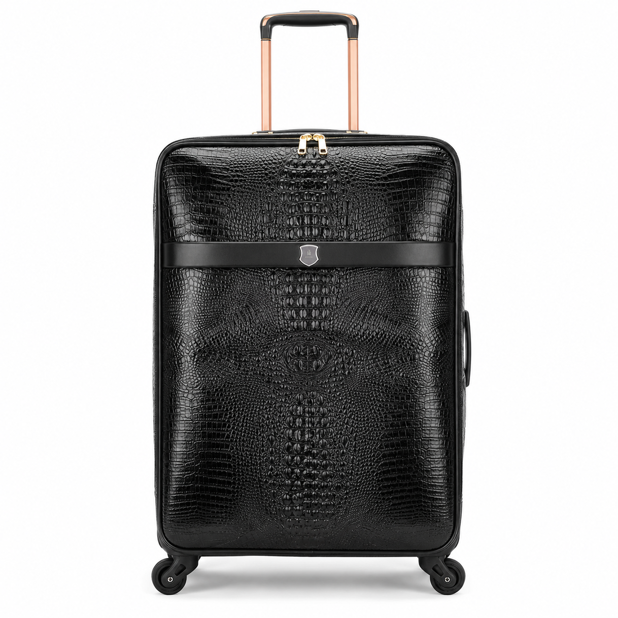 Valise façon cuir grainé