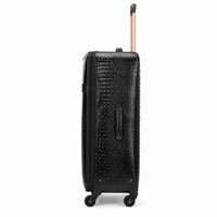 Valise façon cuir grainé