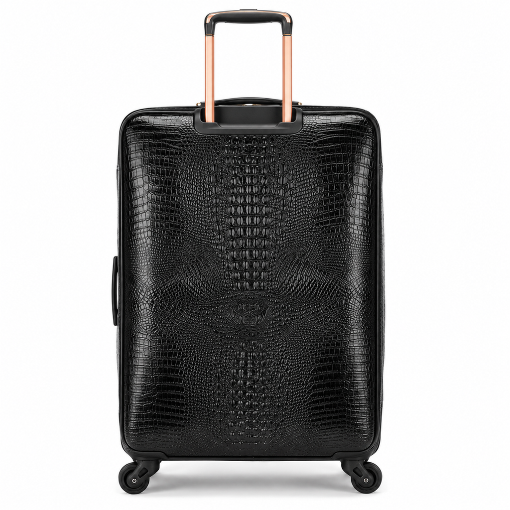 Valise façon cuir grainé