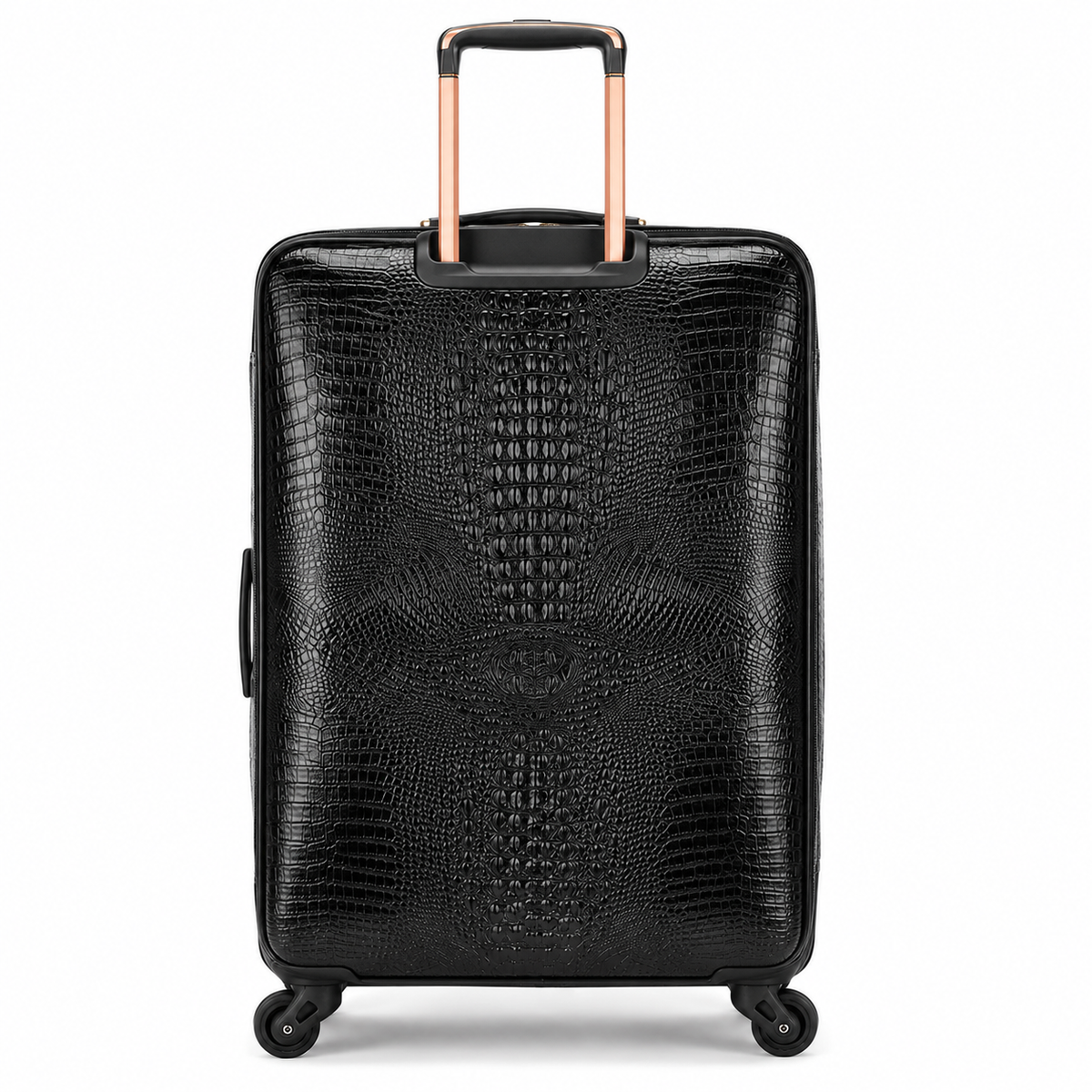 Valise façon cuir grainé