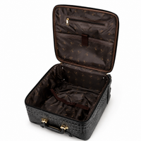 Valise façon cuir grainé