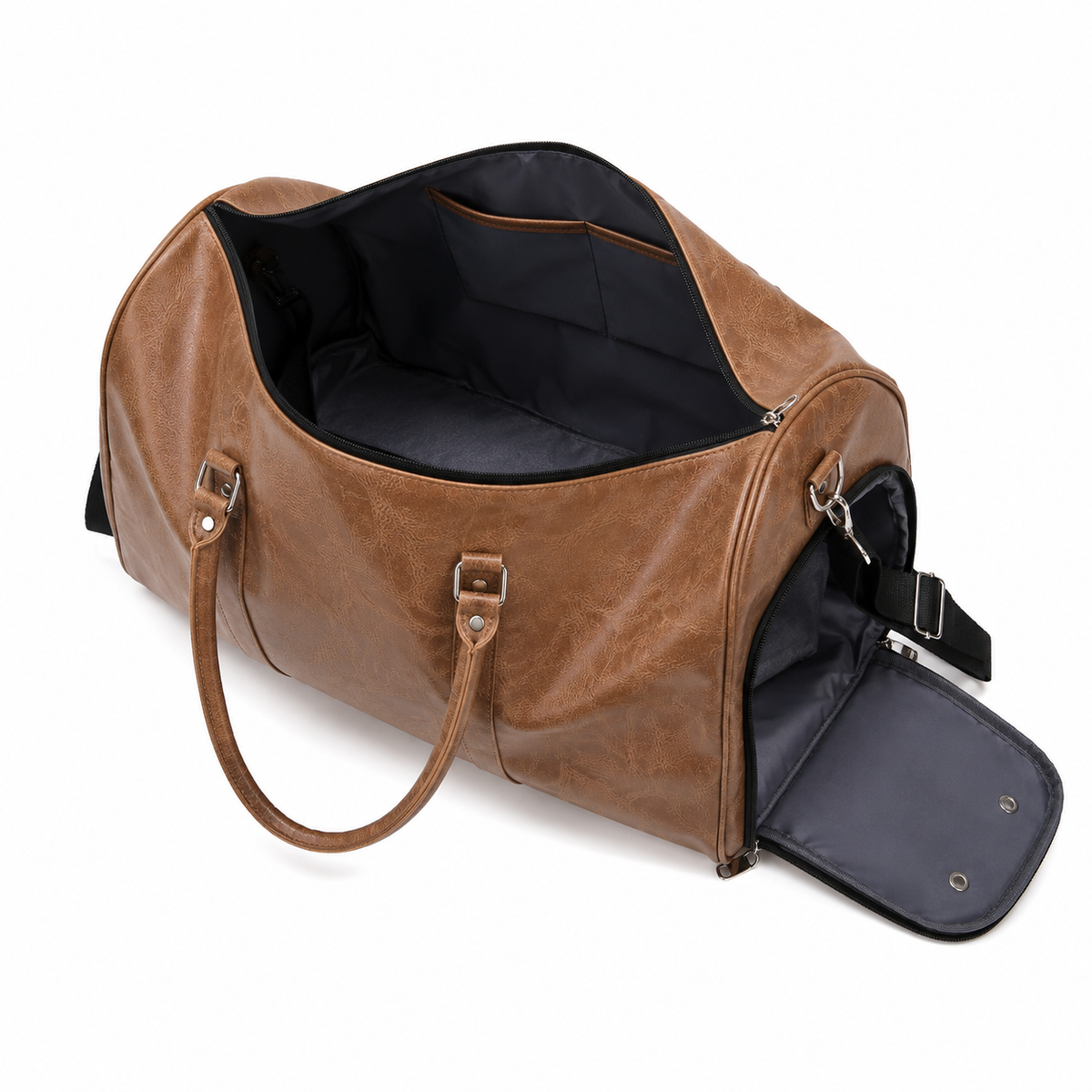 Sac polochon effet cuir