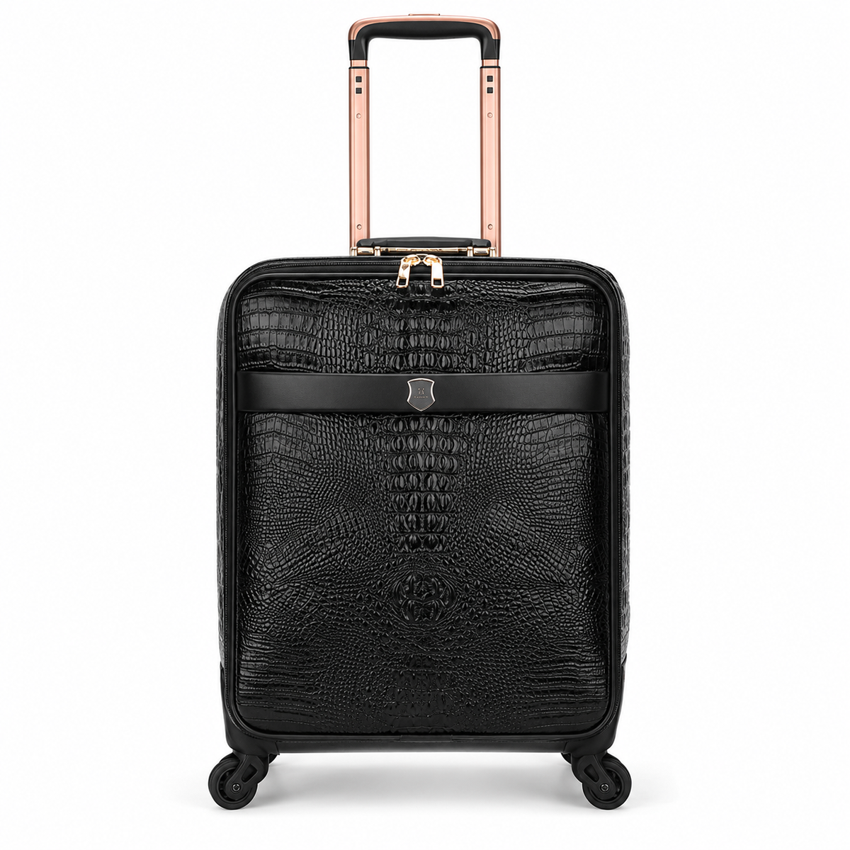 Valise façon cuir grainé