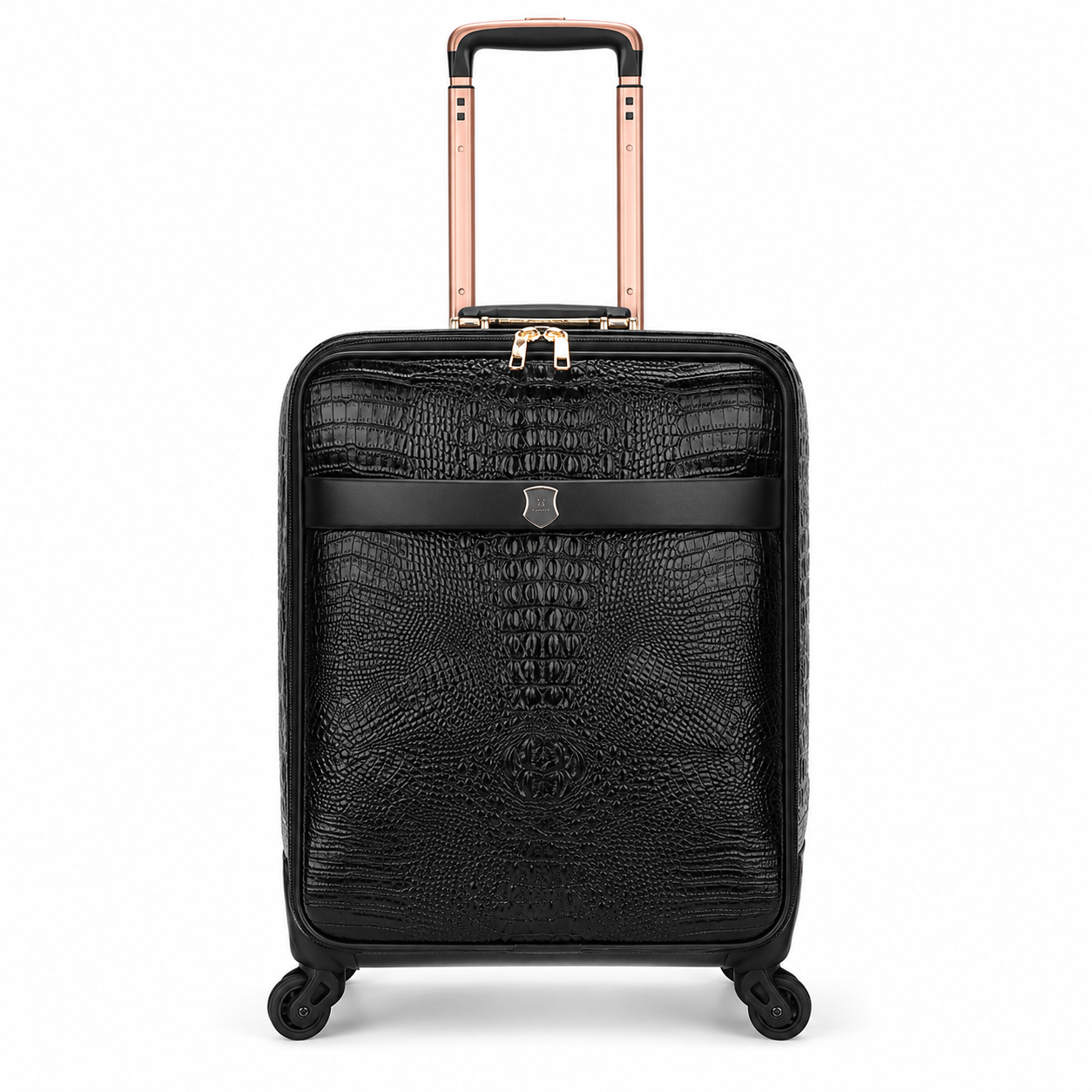 Valise façon cuir grainé